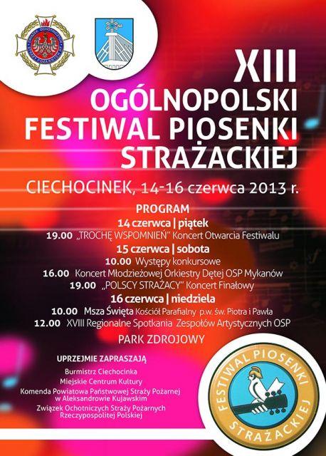 XIII Ogólnopolski Festiwal Piosenki Strażackiej w Ciechocinku