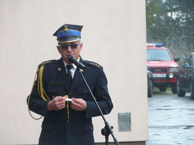 Pożegnanie ze służbą - st. kpt. Karol Dobrzelecki
