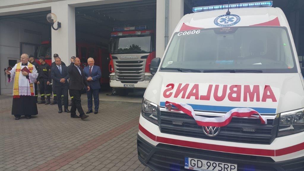 Zwiększony potencjał ratowniczy - nowy Ambulans w JRG Ciechocinek