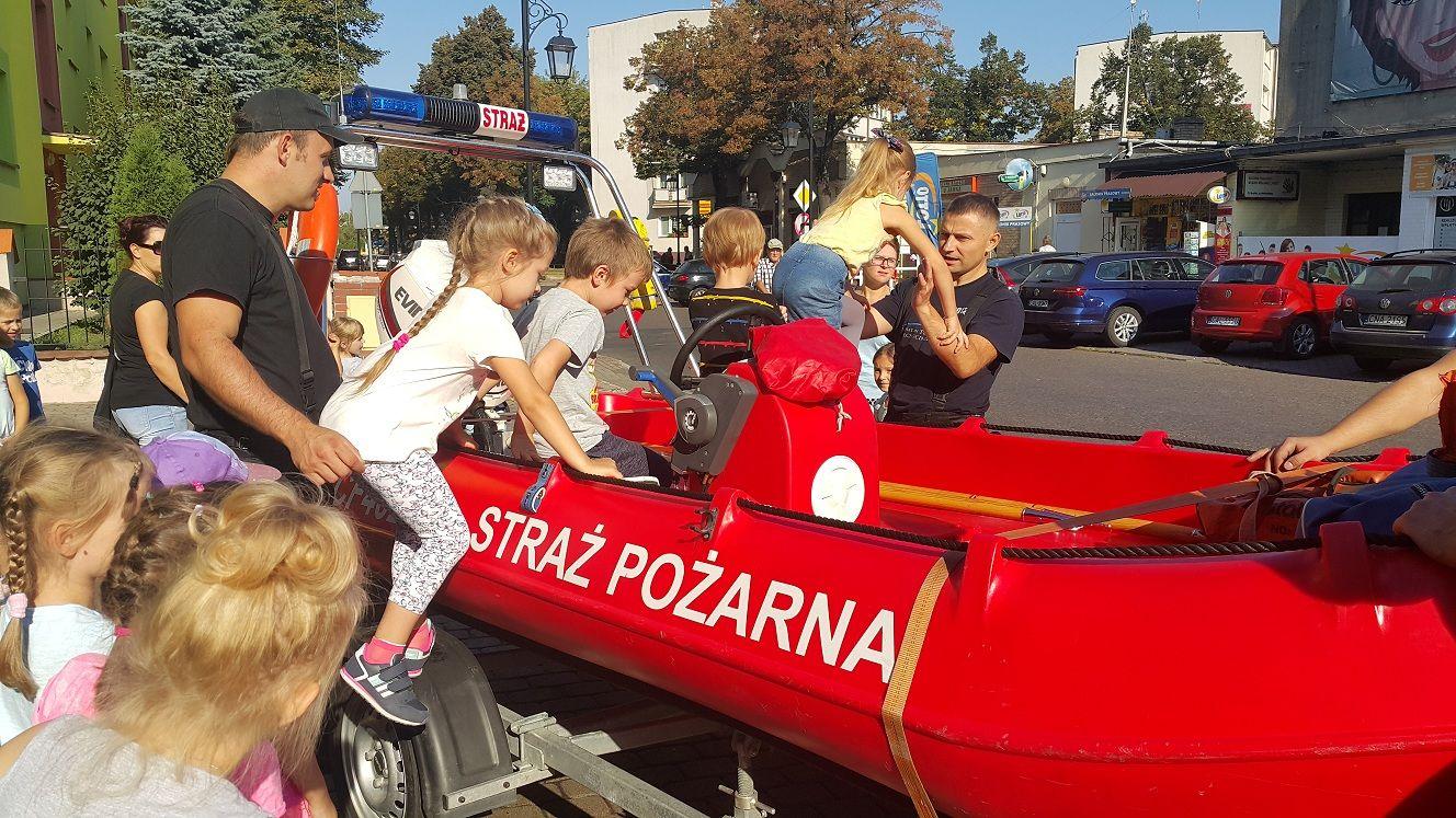 Przedszkolaki z wizytą w strażnicy.